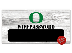 Oregon Ducks Wifi Password 6x12 Sign