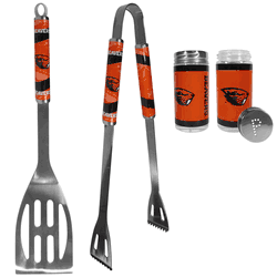 Oregon St. Beavers 2pc BBQ Set with Tailgate Salt & Pepper Shakers