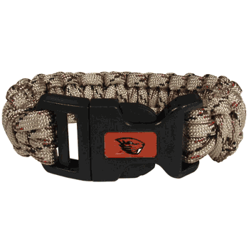 Oregon St. Beavers Camo Survivor Bracelet