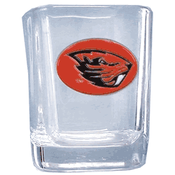 Oregon St. Beavers Square Shot Glass