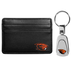 Oregon St. Beavers Weekend Wallet & Steel Key Chain