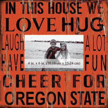 Oregon State Beavers 10x10 In This House Frame