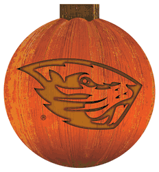 Oregon State Beavers 12 in. Halloween Pumpkin Sign