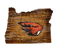 Oregon State Beavers 12" Mini Roadmap State Sign