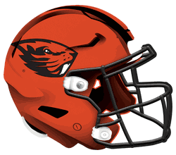 Oregon State Beavers 12in Authentic Helmet Sign