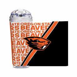 Oregon State Beavers 24 Oz Hinged Lid Tumbler