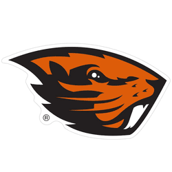 Oregon State Beavers 8 inch Auto Decal