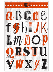 Oregon State Beavers Alphabet 11x19 Sign