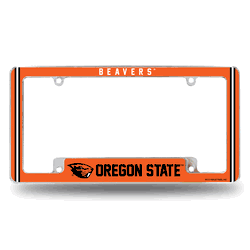 Oregon State Beavers Alternate Design All Over Chrome Frame