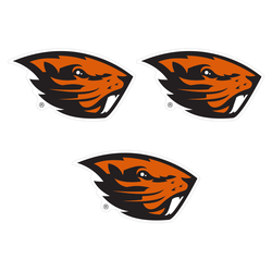 Oregon State Beavers Auto Decal 3 Pack