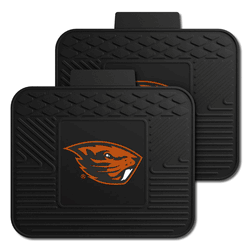 Oregon State Beavers Back Seat Car Utility Mats - 2 Piece Set