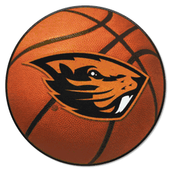 Oregon State Beavers Basketball Rug - 27in. Diameter