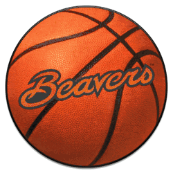 Oregon State Beavers Basketball Rug - 27in. Diameter