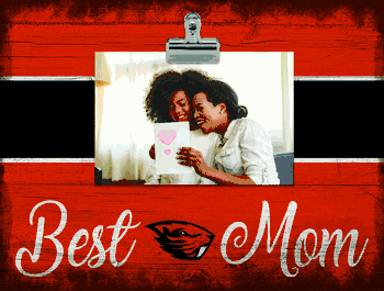 Oregon State Beavers Best Mom with Stripe Clip Frame