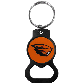 Oregon State Beavers Bottle Opener Key Chain, Black
