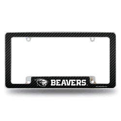 Oregon State Beavers - Carbon Fiber Design - All Over Chrome Frame