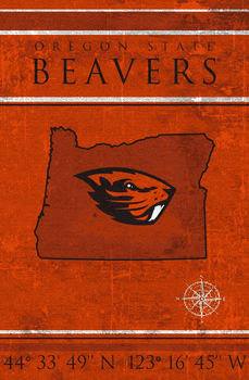 Oregon State Beavers Coordinates 17x26