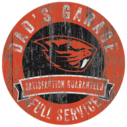 Oregon State Beavers Dad's Garage Sign