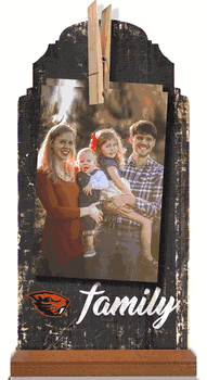 Oregon State Beavers Family Clothespin 6x12