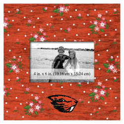 Oregon State Beavers Floral 10x10 Frame