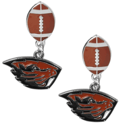 Oregon State Beavers Football Stud Earrings