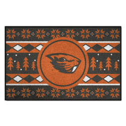 Oregon State Beavers Holiday Sweater Starter Mat Accent Rug - 19in. x 30in.