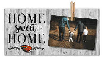 Oregon State Beavers Home Sweet Home Clothespin 6x12