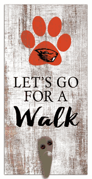 Oregon State Beavers Leash Holder 6x12 Sign