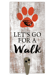 Oregon State Beavers Leash Holder 6x12 Sign