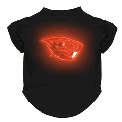 Oregon State Beavers Neon Pet T-Shirt, X-Small
