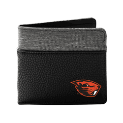 Oregon State Beavers Pebble BiFold Wallet BLCK
