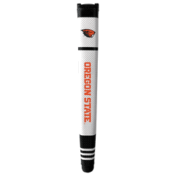 Oregon State Beavers Putter Grip (White with colored stripes)