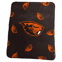 Oregon State Beavers Repeating Classic Fleece Throw