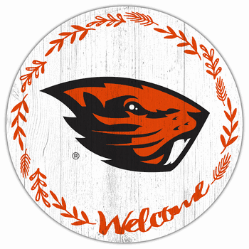 Oregon State Beavers Welcome 12in Circle