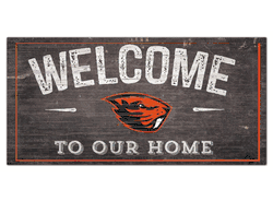 Oregon State Beavers Welcome Distressed 6 x 12
