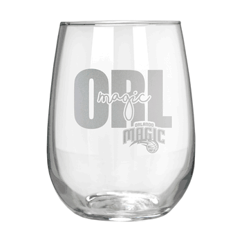 Orlando Magic 17oz Stemmless Wine Glass
