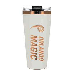 Orlando Magic 32oz Crme and Copper Big Slim Tumbler with Straw