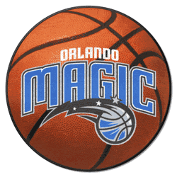 Orlando Magic Basketball Rug - 27in. Diameter