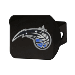 Orlando Magic Black Metal Hitch Cover - 3D Color Emblem