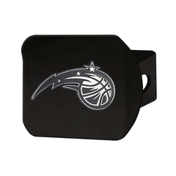 Orlando Magic Black Metal Hitch Cover with Metal Chrome 3D Emblem