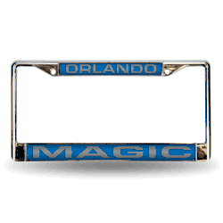Orlando Magic Blue Laser Chrome Frame