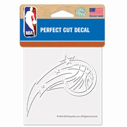 Orlando Magic Decal 4x4 Perfect Cut White