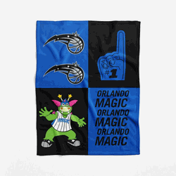 Orlando Magic NBA Domino Swaddle Blanket 40x50 inches