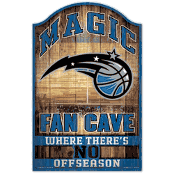 Orlando Magic Sign 11x17 Wood Fan Cave Design