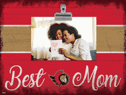 Ottawa Senators 10" x 8" Best Mom with Stripe Clip Frame