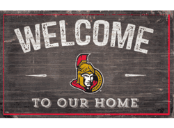 Ottawa Senators 11x19 Welcome to our Home Sign