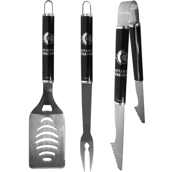 Ottawa Senators 3 pc Steel BBQ Set in Black
