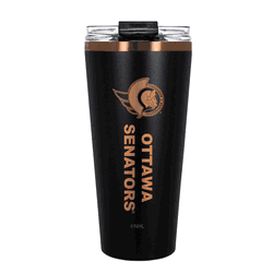 Ottawa Senators 32oz Black and Copper Big Slim with Straw
