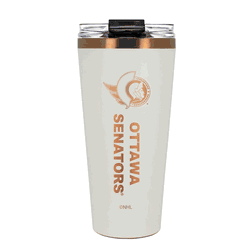 Ottawa Senators 32oz Crme and Copper Big Slim Tumbler with Straw