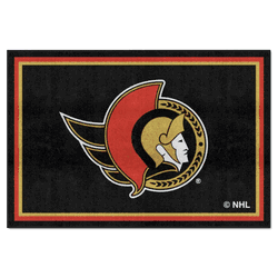Ottawa Senators 5ft. x 8 ft. Plush Area Rug